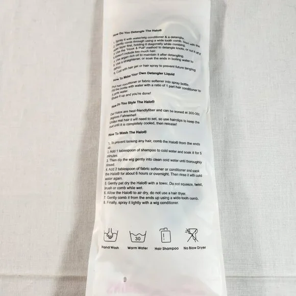 Hiara Hair Extension Womens Dark / Bleach Blonde Mix 14 Inches Unbranded NEW - Picture 7 of 8